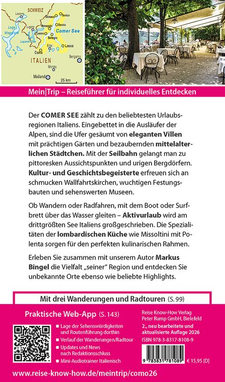 Produktbild: Reise Know-How MeinTrip Comer See