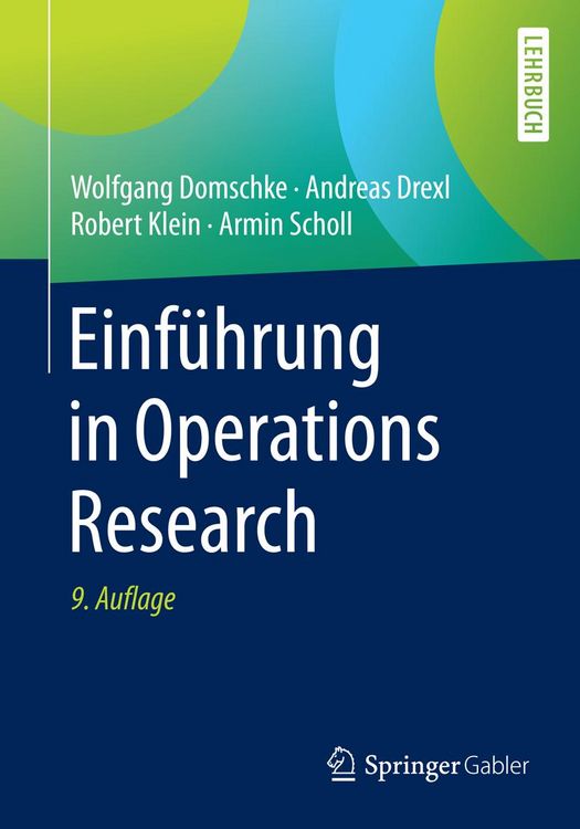 Produktbild: Einf&uuml;hrung in Operations Research