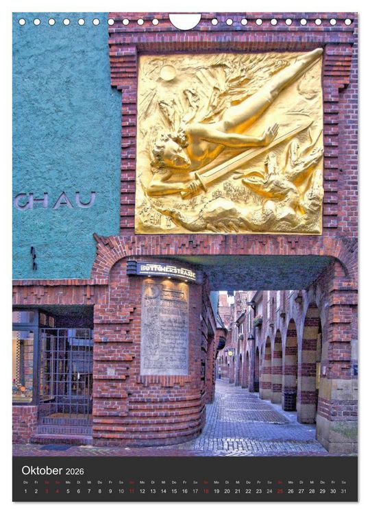 Produktbild: Highlights in Bremen (Wandkalender 2026 DIN A4 hoch), CALVENDO Monatskalender