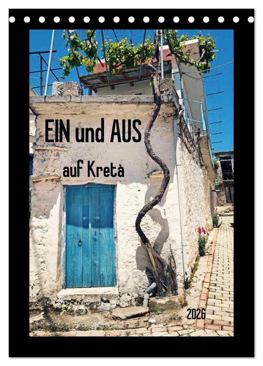 Produktbild: Ein und Aus auf Kreta (Tischkalender 2026 DIN A5 hoch), CALVENDO Monatskalender