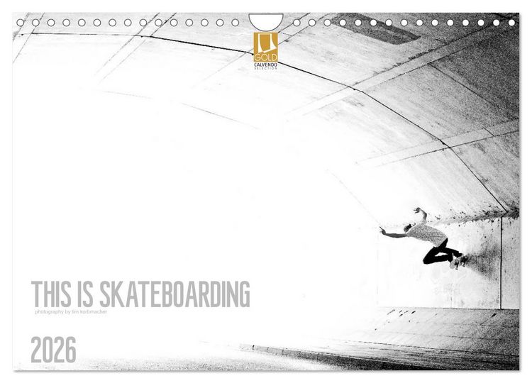 Produktbild: THIS IS SKATEBOARDING 2026 (Wandkalender 2026 DIN A4 quer), CALVENDO Monatskalender
