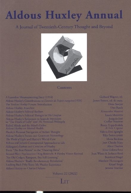 Produktbild: Aldous Huxley Annual