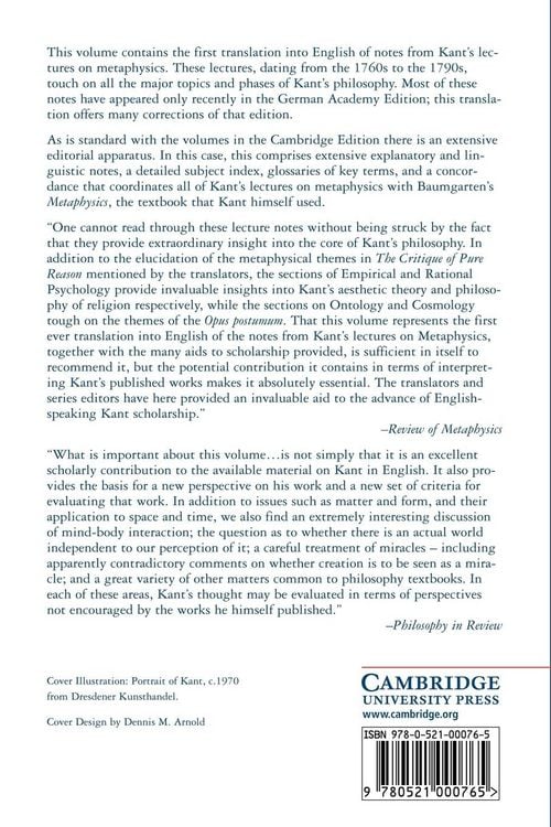 Produktbild: Lectures on Metaphysics