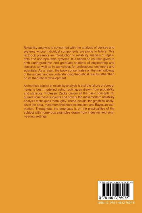 Produktbild: Introduction to Reliability Analysis