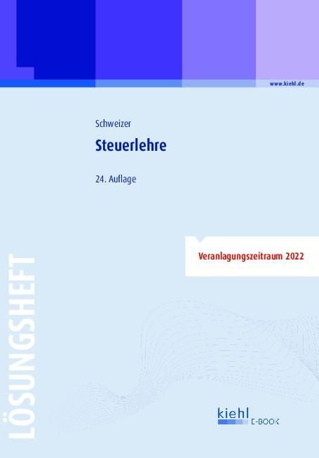 Produktbild: Steuerlehre - L&ouml;sungsheft