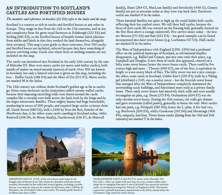 Produktbild: Castles Map of Scotland