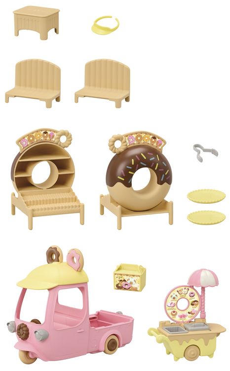 Produktbild: Sylvanian Families 5808 - Donutwagen mit Figur