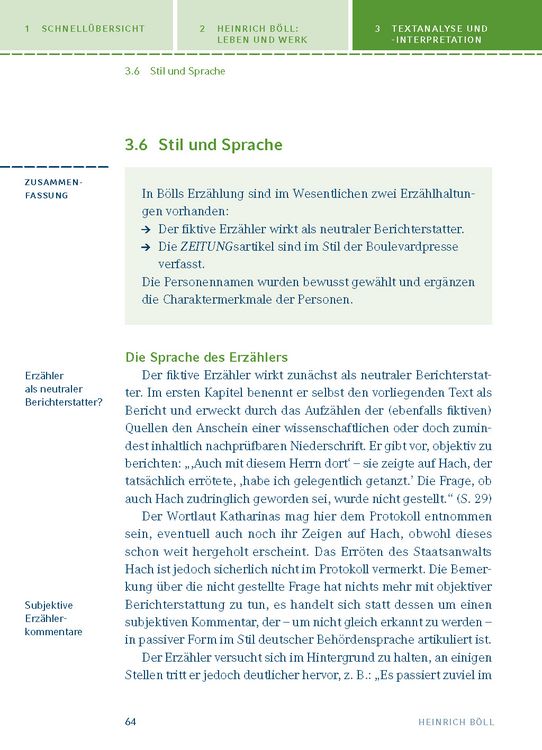 Produktbild: Die verlorene Ehre der Katharina Blum von Heinrich B&ouml;ll