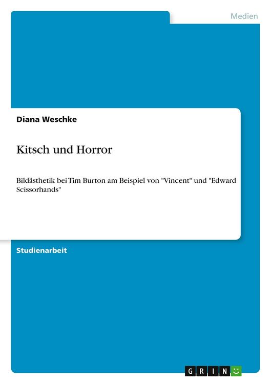 Produktbild: Kitsch und Horror