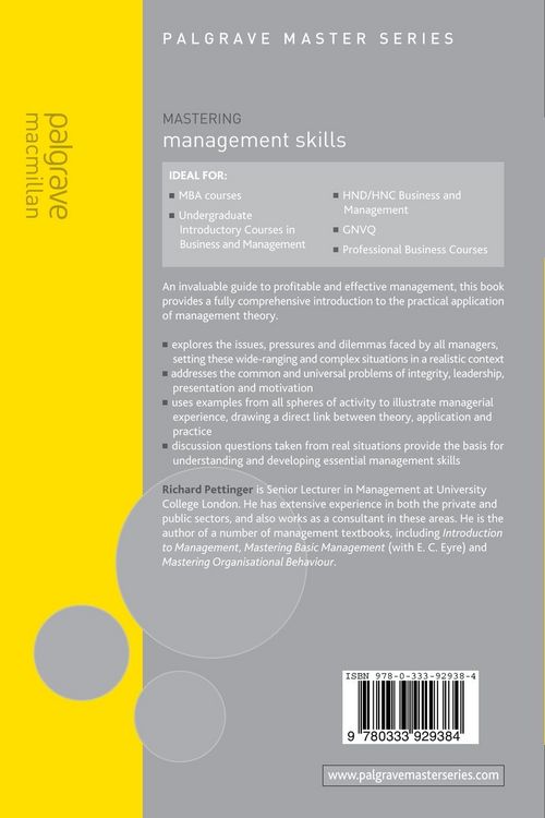 Produktbild: Mastering Management Skills