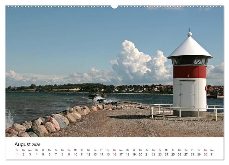 Produktbild: Leuchtt&uuml;rme und Leuchtfeuer an der Ostsee (hochwertiger Premium Wandkalender 2026 DIN A2 quer), Kunstdruck in Hochglanz