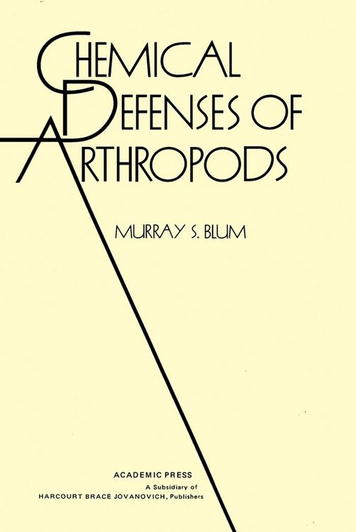 Produktbild: Chemical Defenses of Arthropods