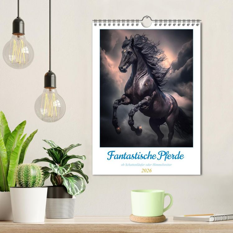 Produktbild: Fantastische Pferde (Wandkalender 2026 DIN A4 hoch), CALVENDO Monatskalender