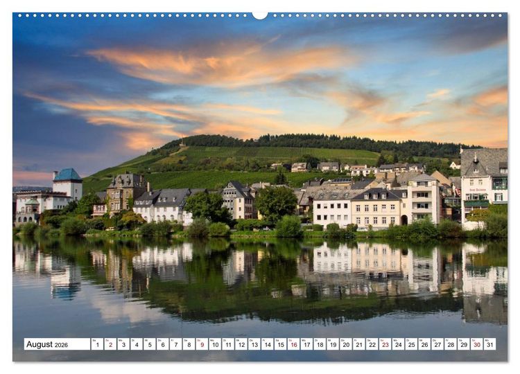 Produktbild: Mosel - Idylle und guter Wein (Wandkalender 2026 DIN A2 quer), CALVENDO Monatskalender