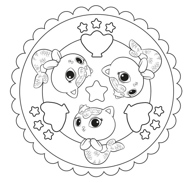 Produktbild: Gabby's Dollhouse: Mandala-Malspaß