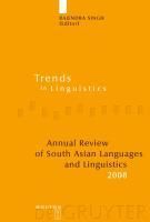 Produktbild: Annual Review of South Asian Languages and Linguistics