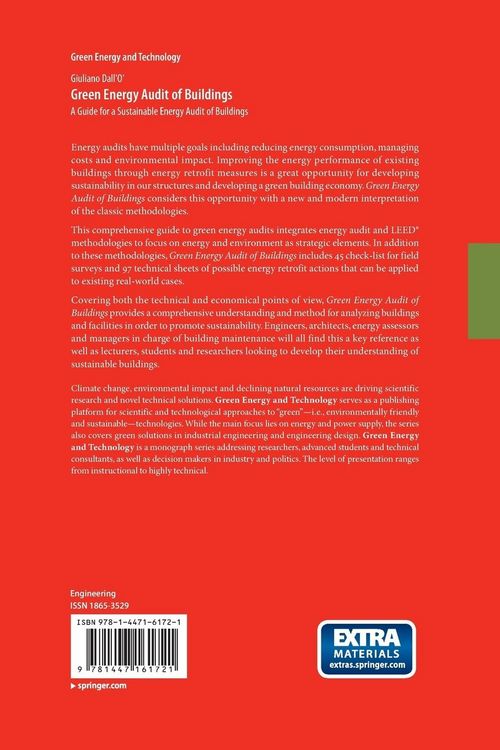 Produktbild: Green Energy Audit of Buildings