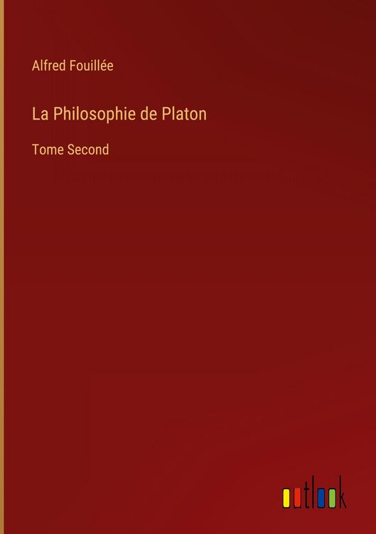 Produktbild: La Philosophie de Platon