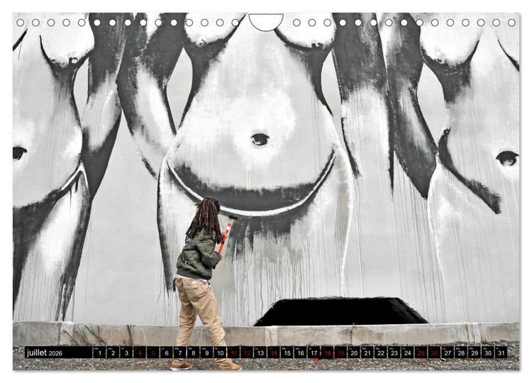 Produktbild: L'art des murs (Calendrier mural 2026 DIN A4 vertical), CALVENDO calendrier mensuel