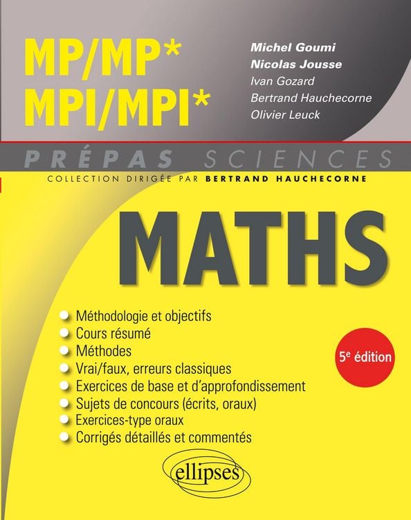 Produktbild: Math&eacute;matiques MP/MP* - MPI/MPI*
