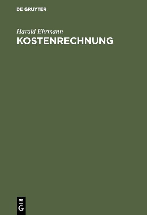 Produktbild: Kostenrechnung