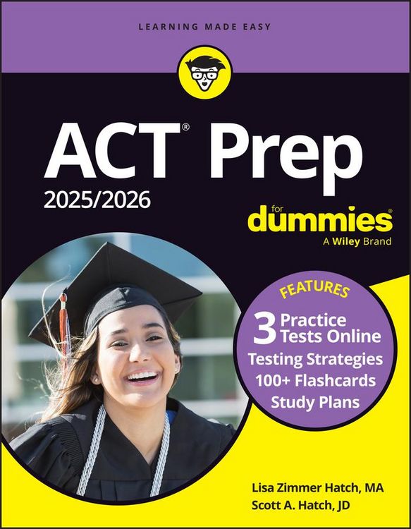 Produktbild: ACT Prep 2025/2026 for Dummies