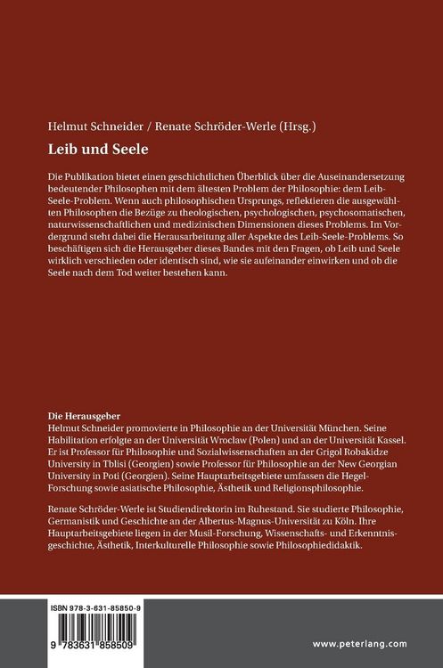 Produktbild: Leib und Seele