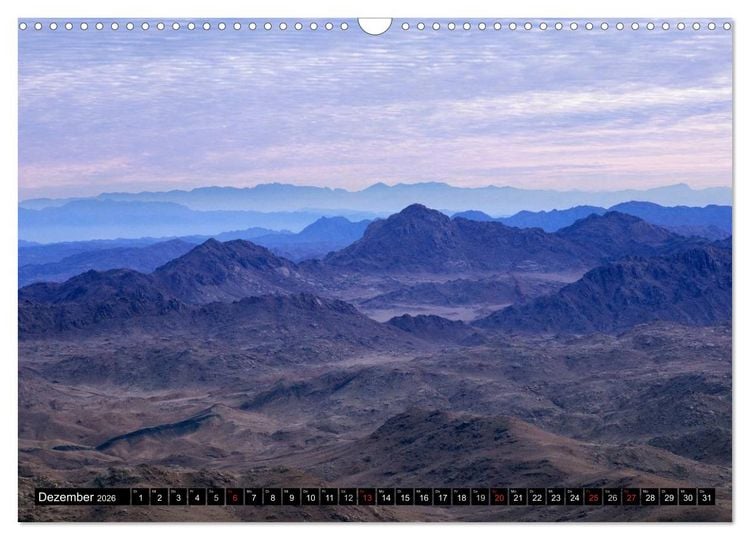 Produktbild: Sinai - Landschaft aus Fels und Sand (Wandkalender 2026 DIN A3 quer), CALVENDO Monatskalender