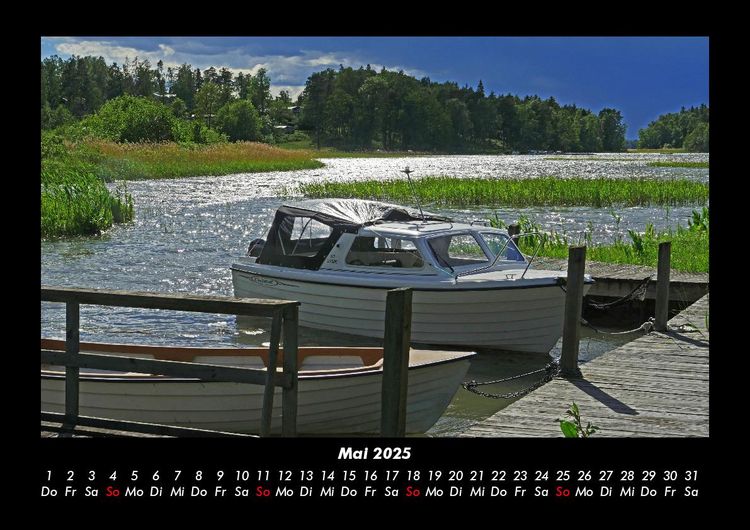 Produktbild: Boote 2025 Fotokalender DIN A3