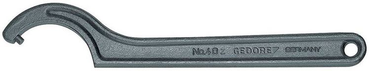 Produktbild: Gedore 6337120 40 Z 58-62 Hakenschl&uuml;ssel Schl&uuml;sselweite (Metrisch) 58 - 62 mm