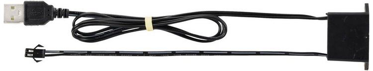 Produktbild: TRU COMPONENTS EL-Inverter 5 V/DC Schwarz (L x B x H) 40 x 18 x 23mm