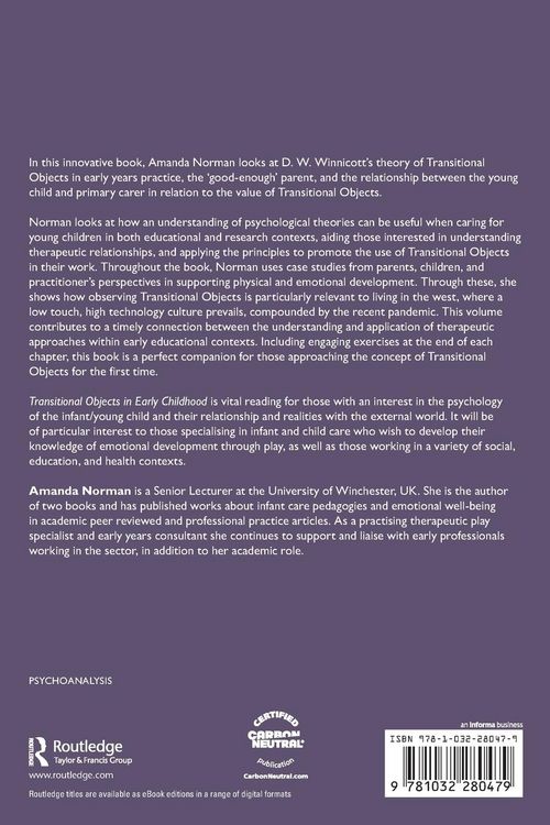 Produktbild: Transitional Objects in Early Childhood