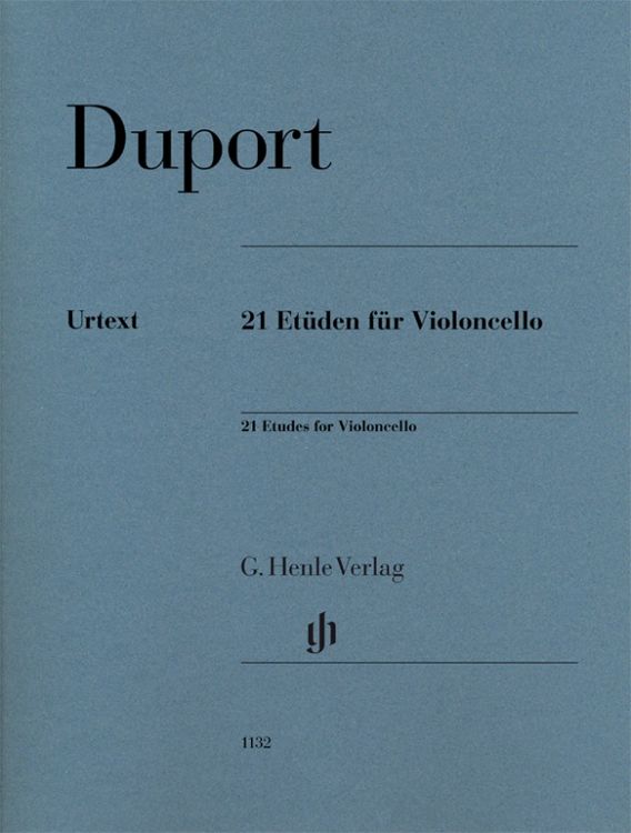 Produktbild: Jean-Louis Duport - 21 Et&uuml;den f&uuml;r Violoncello