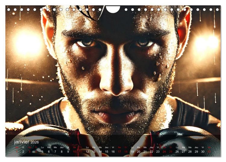 Produktbild: MMA - Mixed Martial Arts France (Calendrier mural 2026 DIN A4 vertical), CALVENDO calendrier mensuel