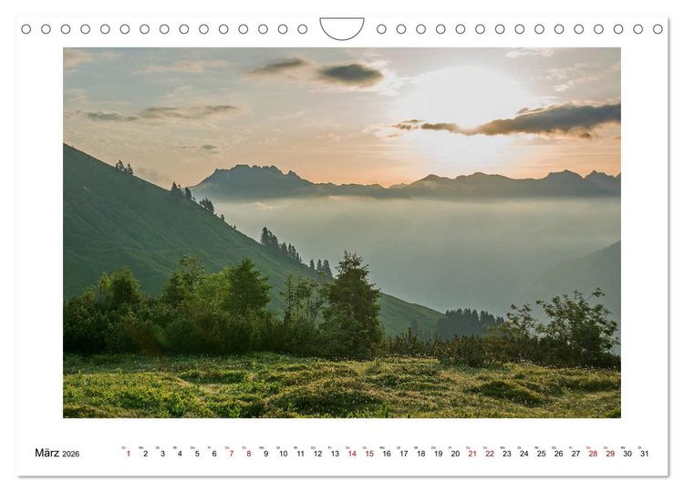 Produktbild: Naturwunder Bergwelt Fellhorn und H&ouml;rnergruppe (Wandkalender 2026 DIN A4 quer), CALVENDO Monatskalender