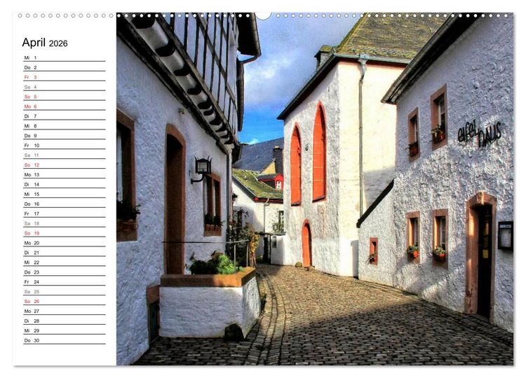 Produktbild: Die sch&ouml;nsten Orte der Eifel (Wandkalender 2026 DIN A2 quer), CALVENDO Monatskalender