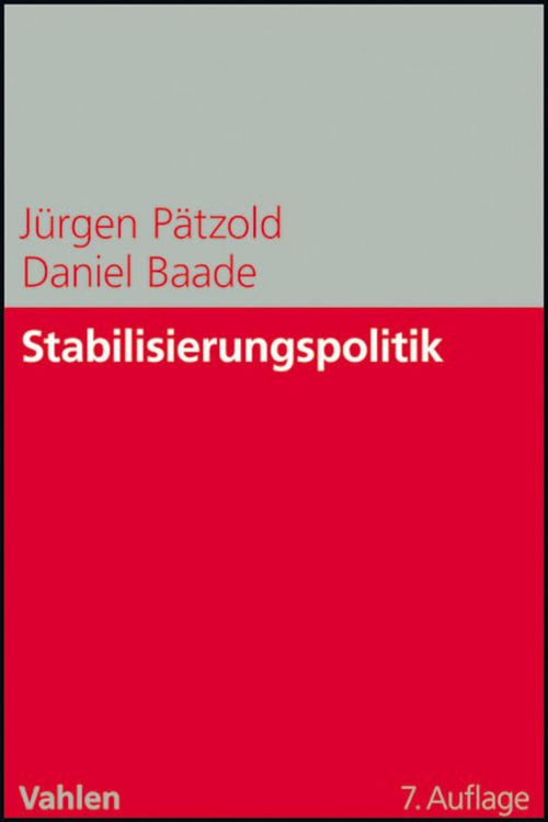 Produktbild: Stabilisierungspolitik