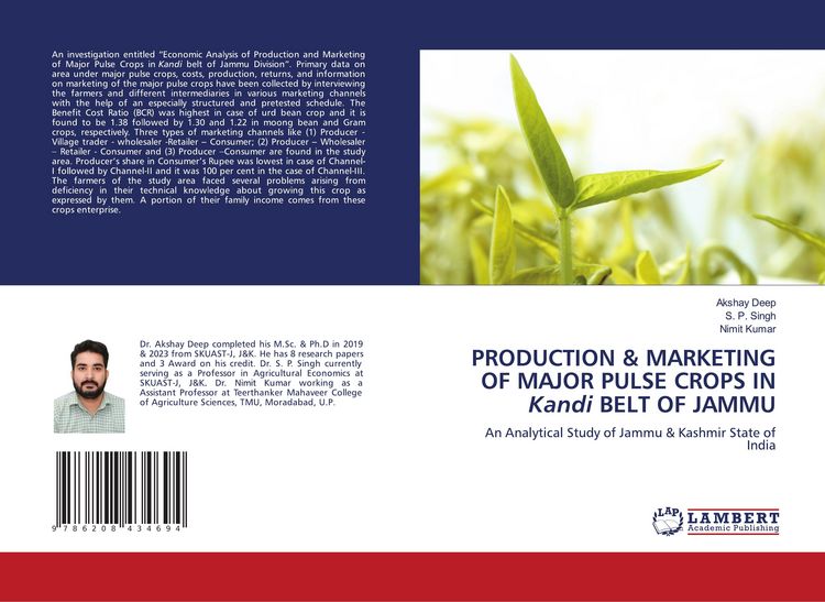 Produktbild: Production & Marketing Of Major Pulse Crops in Kandi Belt Of Jammu