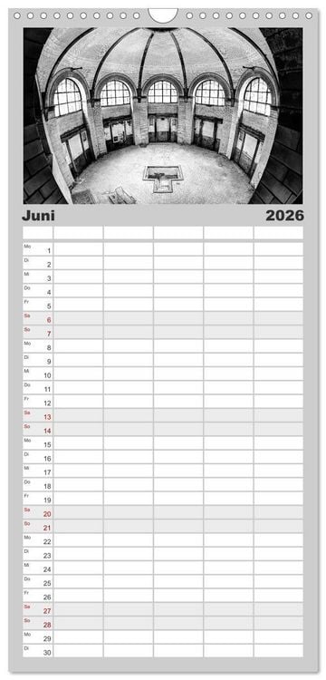 Produktbild: Familienplaner 2026 - Lost Beauty mit 5 Spalten (Wandkalender, 21 x 45 cm) CALVENDO