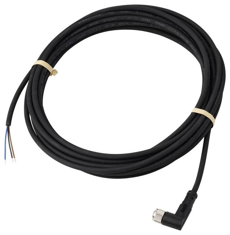 Produktbild: TRU COMPONENTS TC-13751820 Anschlussleitung M8 x 1 Buchse, gewinkelt 10 m Polzahl Sensoren: 3 1 St.