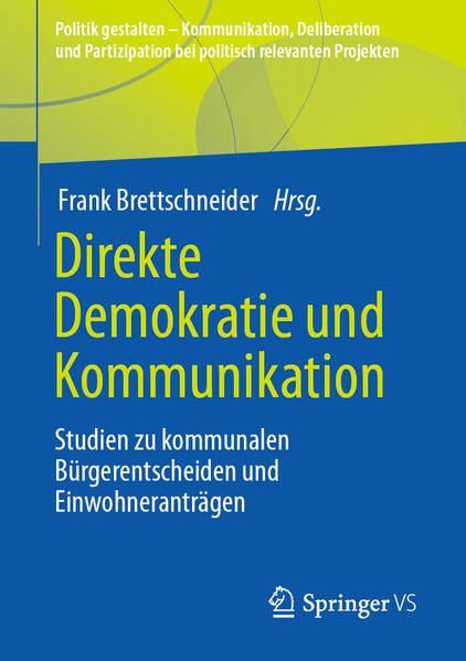 Produktbild: Direkte Demokratie und Kommunikation