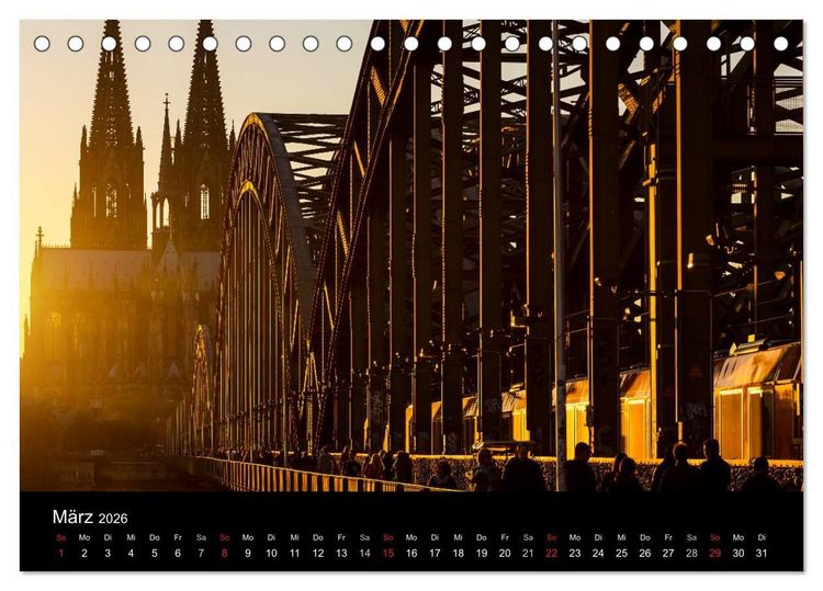 Produktbild: K&ouml;lner - Blickwinkel (Tischkalender 2026 DIN A5 quer), CALVENDO Monatskalender
