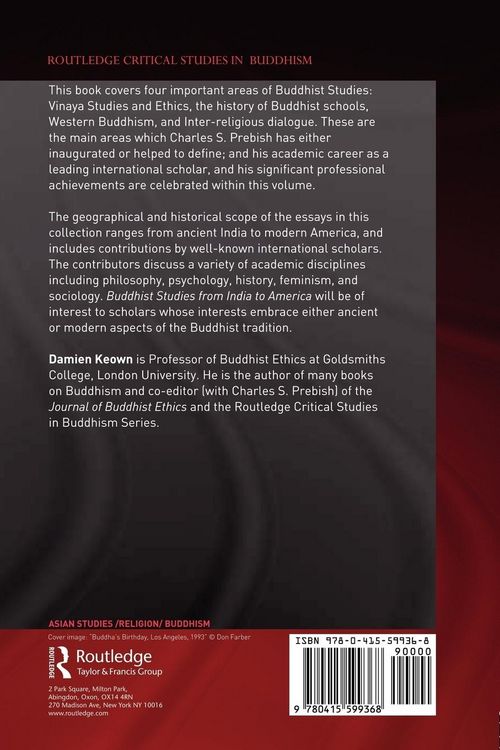 Produktbild: Buddhist Studies from India to America