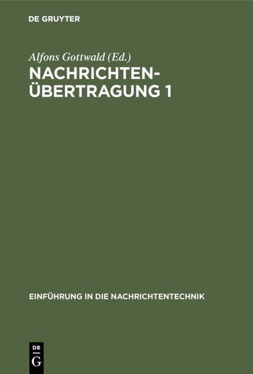 Produktbild: Nachrichten&uuml;bertragung 1