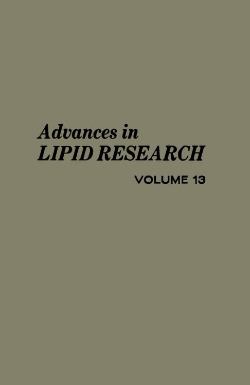 Produktbild: Advances in Lipid Research