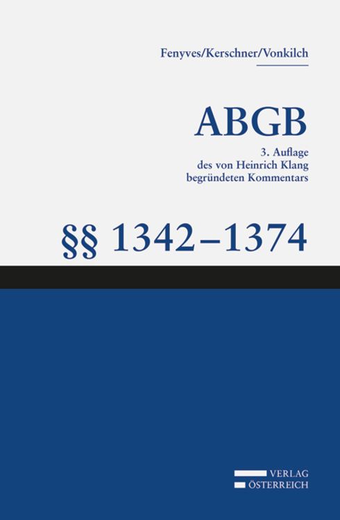 Produktbild: Gro&szlig;kommentar zum ABGB - Klang Kommentar