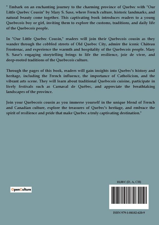 Produktbild: Our Little Quebec Cousin