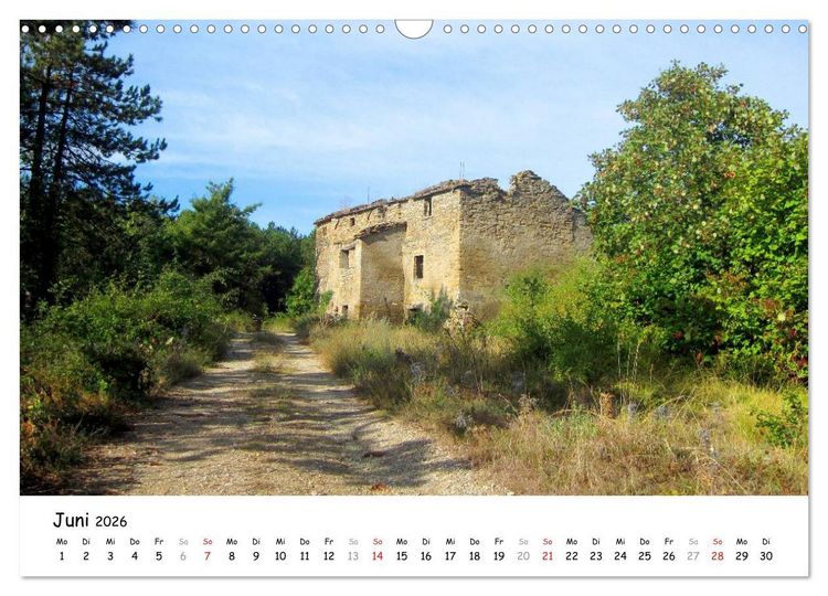 Produktbild: Franziskusweg - Camino di Assisi (Wandkalender 2026 DIN A3 quer), CALVENDO Monatskalender