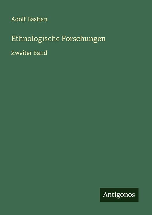 Produktbild: Ethnologische Forschungen