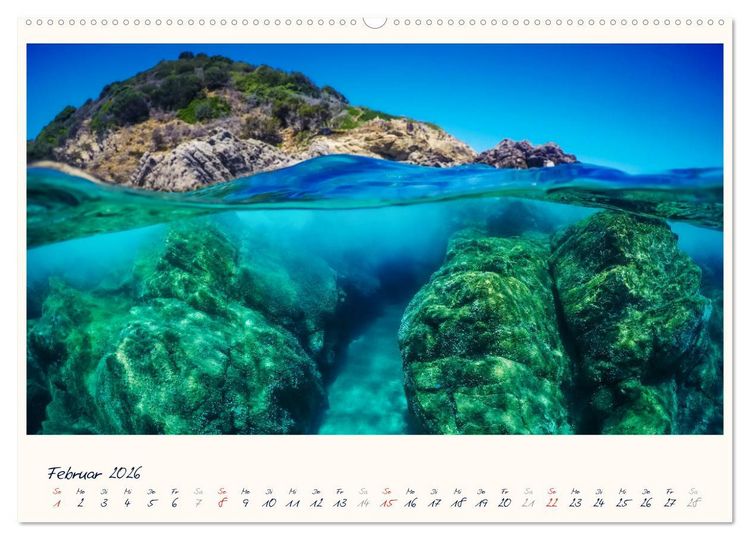 Produktbild: Korsika - Traumhafte K&uuml;sten am Mittelmeer (hochwertiger Premium Wandkalender 2026 DIN A2 quer), Kunstdruck in Hochglanz